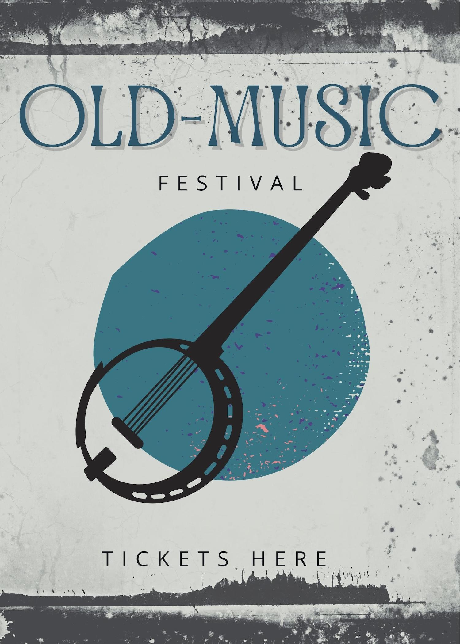 Retro Music Festival Event Poster - 1